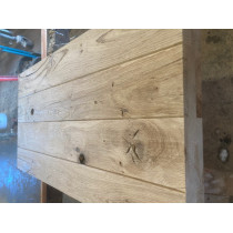 Tischplatte, Waschtisch, Küchentresen, Landhaus-Stil, Eiche, gebürstet, unbehandelt, 100x40x8cm